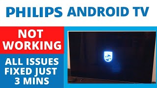 How To Fix PHILIPS ANDROID TV Not Working  Apps Not Loading on PHILIPS SMART TV [upl. by Enyaw]