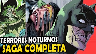 LIGA DA JUSTIÇA TERRORES NOTURNOS  SAGA COMPLETA KNIGHT TERRORS [upl. by Ydissac]