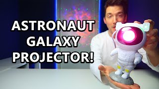 ASTRONAUT GALAXY LASER STAR PROJECTOR REVIEW galaxyprojector starprojector projector [upl. by Aket]