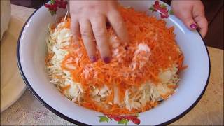 Как засолить вкусную капусту на зиму [upl. by Aneram]