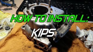 How to install KIPS on a Kawasaki KX 125 Power Valves [upl. by Ardnalak]