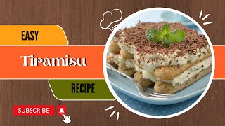 Easy Tiramisu Dessert [upl. by Geier]