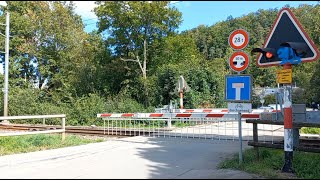 Bahnübergang Adliswil CH  Swiss Railroad Crossing [upl. by Dihsar]