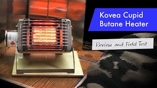 Kovea Cupid butane heater review Keep warm while winter camping in your SUV truck or minivan [upl. by Assedo130]