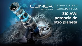 Aspirador vertical Conga Rockstar 12500 Stellar AquaPet Flex con ultrapotencia y 100´ de autonomía [upl. by Feodora636]