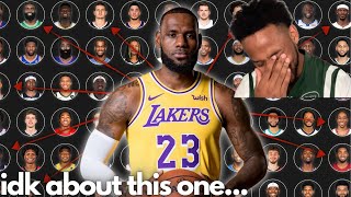 JxmyHighroller Used Data To Find The Closest Player To LeBron In The ENTIRE NBA REACTION [upl. by Lashoh39]