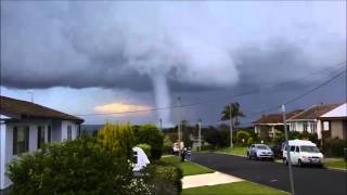 Tornado 18112012 over Batemans Bay [upl. by Nnuahs]