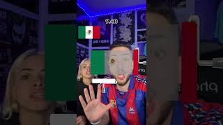 Podré completar el FILTRO IMPOSIBLE de la bandera de México parati fcbarcelona futbol barça [upl. by Nitsrik]