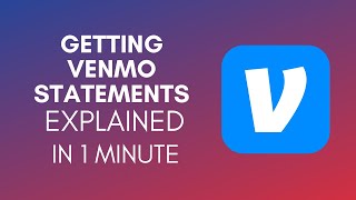 How To Get Venmo Statements 2024 [upl. by Fabyola]