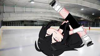 Ice skating  Gacha trend [upl. by Circosta254]