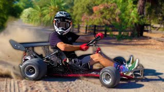 75mph Electric Go Kart ⚡️ DIY Guide  Raw Driving [upl. by Leotie]