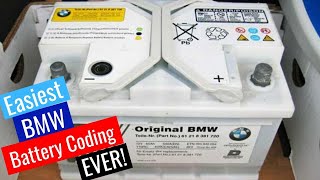 BMW e90 Battery Replacement Remove Install amp Register 335i M3 e92 e93 [upl. by Wolff]