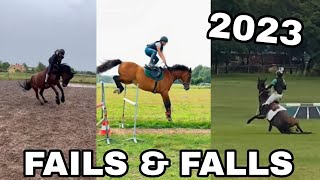 EQUESTRIAN FAILS amp FALLS 2023😱😵 💫 [upl. by Victoria]