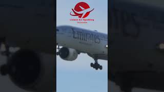 Emirates Boeing 777 Up Close Smooth Landing with Landing Gear View [upl. by Witkin]