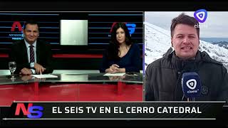 El Seis TV en vivo desde el cerro Catedral [upl. by Ardnahs882]