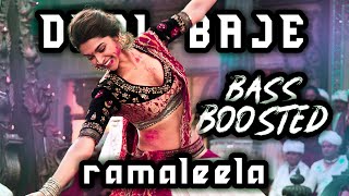 nagada sung dhol baje bass boosted  bass  RJCreationzz bassboosted deepikapadukone ramaleela [upl. by Nalliuq]