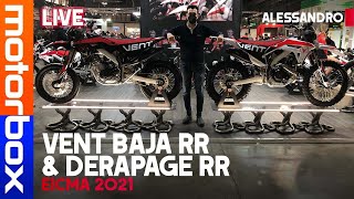 Vent Derapage RR amp Baja RR  Tra le ANTEPRIME in fiera la 125 4T Euro5 versione Enduro e Motard [upl. by Retnuh98]