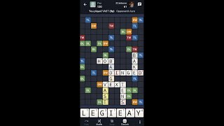 Wordfeud by Bertheussen IT  free multiplayer word puzzle game for Android and iOS  gameplay [upl. by Nyahs]