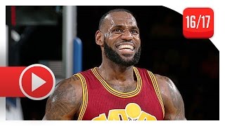 LeBron James Full Highlights vs Knicks 20161207  25 Pts 7 Ast in 3 Qtrs [upl. by Nwahsek]