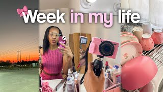 WEEK IN MY LIFE🎀 mini amazon haul stanley cup unboxing skincare bits etc [upl. by Dulciana]