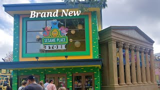 quotBrand Newquot Sesame Place Store Opened Sesame Place Philadelphia New Sesame Street Merch [upl. by Xirdnek]