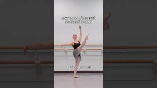 How to do développé to croisé devant ballet balletteacher tips [upl. by Childers]