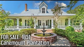 FOR SALE 1851 CANEMOUNT PLANTATION with 40 Acres [upl. by Asilana]