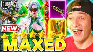 INSANE MAXED 7STAR FIORE XSUIT OPENING 72 MATERIALS  PUBG MOBILE [upl. by Naugal]