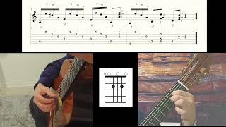 Sagreras Lesson 59 Book 1  Leccion 59  ArpeggioChord Lesson [upl. by Hubing]