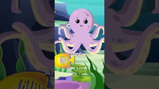 Song for kids  Twisty Octo  Learn by singing with animals  Musique pour enfant  Short version [upl. by Lemmie]