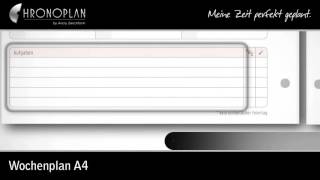 Kalendereinlagen Chronoplan A4 Jahr 2016 50706 [upl. by Dominica]