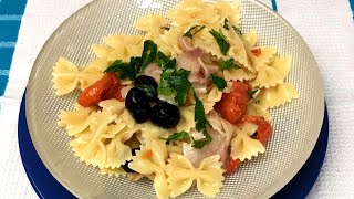 PASTA con PESCE SPADA AFFUMICATO in 10 minuti😋 SMOKED SWORDFISH PASTA in 10 minutes 😋 [upl. by Ardnauq]