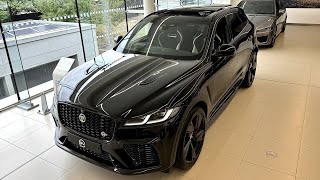 2024 Jaguar FPace SVR P550 in Santorini Black  Interior and Exterior 4K HDR [upl. by Nura594]