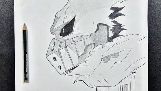 Anime drawing  how to draw izuku midoriya stepbystep [upl. by Kirimia]