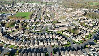 Farsley Celtic FC at 90 metres high drone video November 2024 [upl. by Jerry]