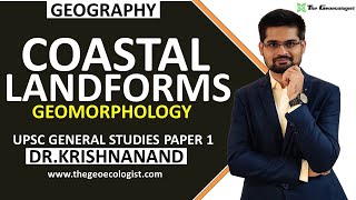 Coastal Landforms Erosional and Depositional Features by Waves GeomorphologyDr Krishnanand [upl. by Chiles]