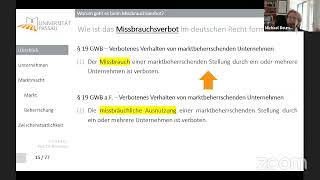 Kartellrecht 06  Deutsche Ausnahmen vom Kartellverbot  Machtmissbrauch 962021 [upl. by Pooi]