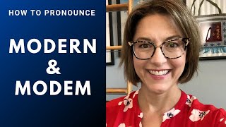 How to Pronounce MODERN amp MODEM  English Pronunciation Lesson [upl. by Enohpesrep]