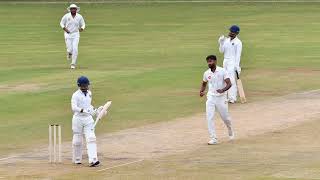 Ranji Trophy 202425 Milind’s lastball dismissal gives Gujarat edge over Hyderabad on Day 2 [upl. by Adile]