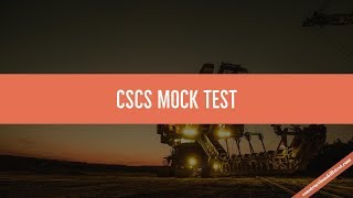 CSCS Mock Test Questions and Answers  CSCS Test [upl. by Hiasi]