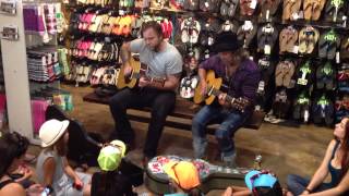 Donavon Frankenreiter plays quotHeading Homequot Live at Hobie Surf Shop in Dana Point [upl. by Bhayani]