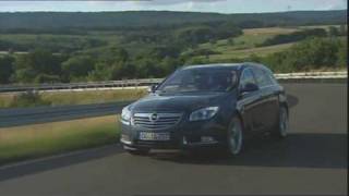 Driving New Opel Insignia Sports Tourer 2010 new video [upl. by Asilim]