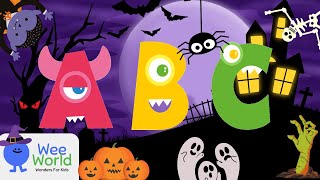 Monster ABCs Halloween Song  Learn the Letters A to Z with Spooky Fun [upl. by Ole]