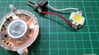 LED Tutorial Light a 10W LED from 12V  Simple amp Cheap [upl. by Grosberg]