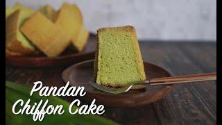 Pandan Chiffon Cake  How To amp Tips [upl. by Notsirk848]