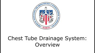 Chest Tube Drainage System Overview [upl. by Adnorahc]