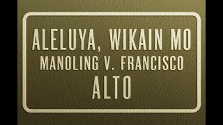 Aleluya Wikain Mo  ALTO [upl. by Countess]