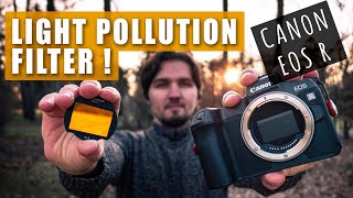 Astronomik CLS clip FILTER for CANON EOS R to reduce light pollution UNBOXING first impressions [upl. by Merrili]