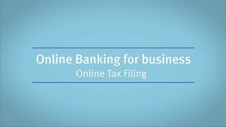 Online Banking for business Online Tax Filing [upl. by Bigler792]