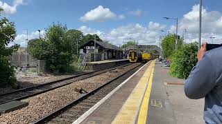 Colas Class 37’s are seen passing Trowbridge with a PLPR test train [upl. by Lorre647]